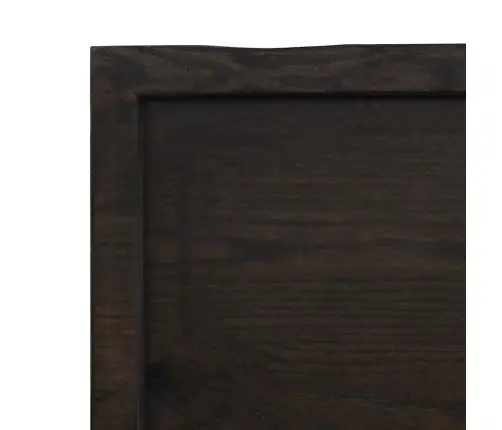 Vannasistabas Virsma, Tumši Brūna, 120X40X(2-6) Cm, Masīvkoks Vidaxl