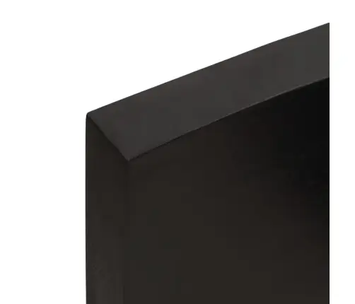 Vannasistabas Virsma, Tumši Brūna, 120X40X(2-6) Cm, Masīvkoks Vidaxl