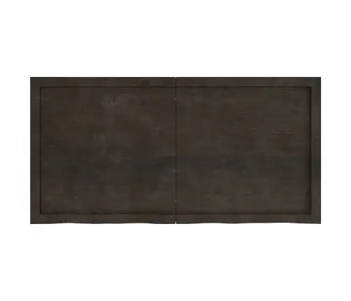 Vannitoa Tasapind, Tumepruun, 120X60X(2-6)Cm Töödeldud Täispuit