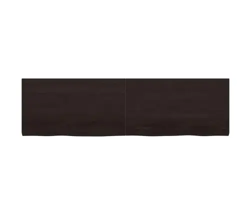 Vonios Stalviršis, Tamsiai Rudas, 180X50X(2-4)cm Mediena