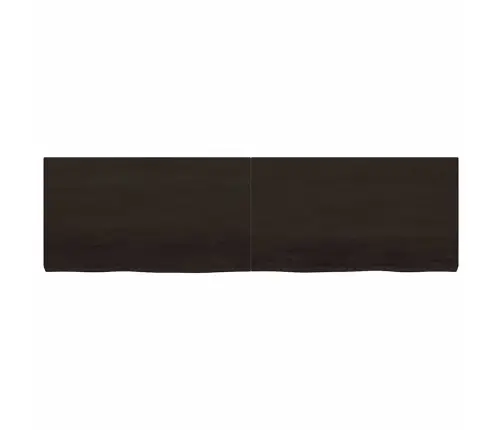 Vonios Stalviršis, Tamsiai Rudas, 180X50X(2-6)cm Mediena