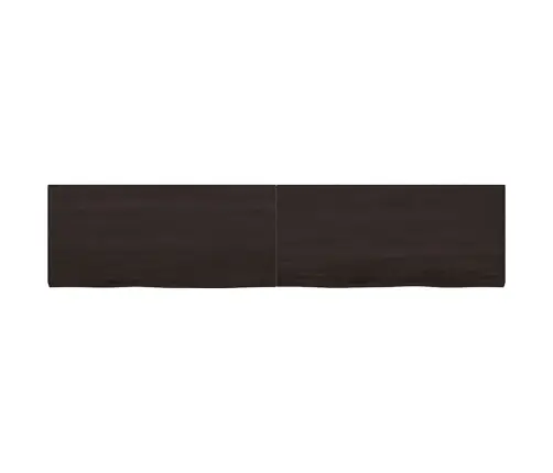 Vannasistabas Virsma, Tumši Brūna, 220X50X(2-4) Cm, Masīvkoks Vidaxl