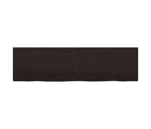 Vannasistabas Virsma, Tumši Brūna, 220X60X(2-4) Cm, Masīvkoks Vidaxl