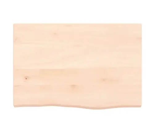 Galda Virsma, 60X40X(2-4) Cm, Neapstrādāts Ozola Masīvkoks Vidaxl