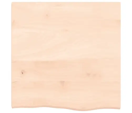 Lauaplaat, 60 X 60 X 2 cm Töötlemata Tammepuit