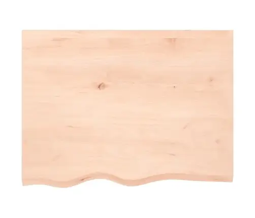 Lauaplaat, 80 X 60 X (2-6) cm Töötlemata Tammepuit