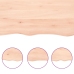 Galda Virsma, 100X40X(2-6) Cm, Neapstrādāts Ozola Masīvkoks Vidaxl