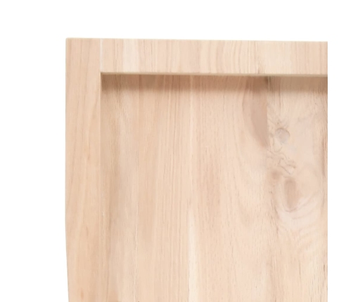 Galda Virsma, 100X40X(2-6) Cm, Neapstrādāts Ozola Masīvkoks Vidaxl
