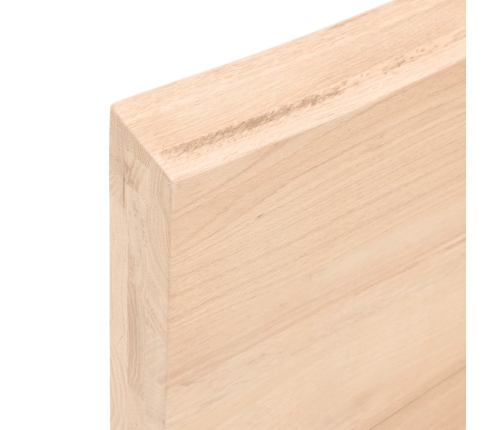 Galda Virsma, 100X40X(2-6) Cm, Neapstrādāts Ozola Masīvkoks Vidaxl