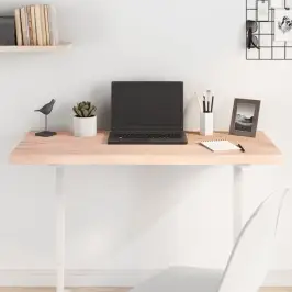 Stalviršis, 100X50X(2-4)cm Neapdorotas Ąžuolo Medienos Masyvas