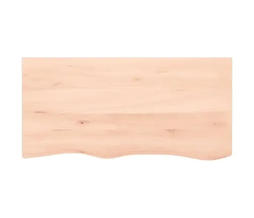 Galda Virsma, 100X50X(2-6) Cm, Neapstrādāts Ozola Masīvkoks Vidaxl