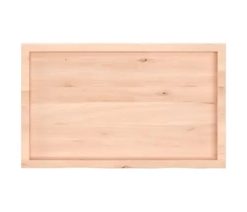 Galda Virsma, 100X60X(2-4) Cm, Neapstrādāts Ozola Masīvkoks Vidaxl
