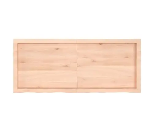Galda Virsma, 120X50X(2-6) Cm, Neapstrādāts Ozola Masīvkoks Vidaxl