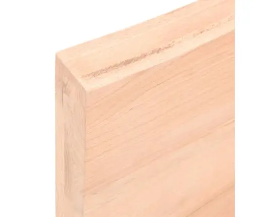 Galda Virsma, 140X60X(2-6) Cm, Neapstrādāts Ozola Masīvkoks Vidaxl