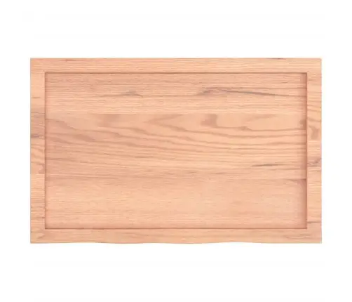 Stalviršis, Šviesiai Rudas, 80X50X(2-4) cm Medienos Masyvas