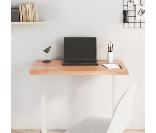 Stalviršis, Šviesiai Rudas, 80X50X(2-4) cm Medienos Masyvas