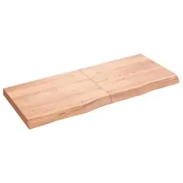 Stalviršis, Šviesiai Rudas, 120X50X(2-6) cm Medienos Masyvas