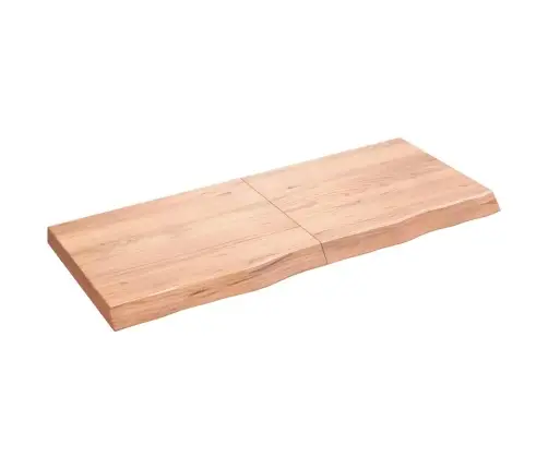 Stalviršis, Šviesiai Rudas, 120X50X(2-6) cm Medienos Masyvas