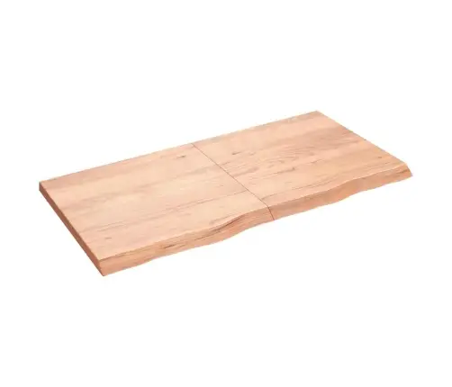 Stalviršis, Šviesiai Rudas, 120X60X(2-4) cm Medienos Masyvas