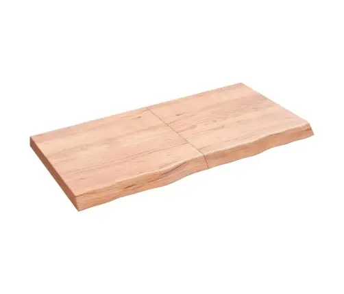 Stalviršis, Šviesiai Rudas, 120X60X(2-6) cm Medienos Masyvas