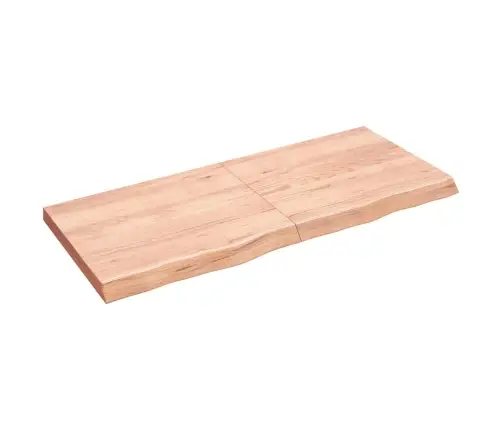 Stalviršis, Šviesiai Rudas, 140X60X(2-6) cm Medienos Masyvas