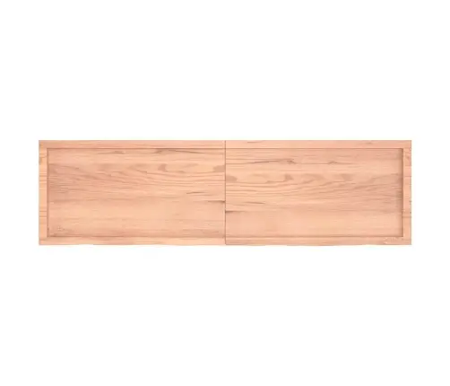 Galda Virsma, Gaiši Brūna, 180X50X(2-6) Cm, Ozola Masīvkoks Vidaxl
