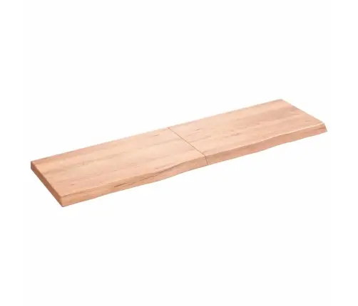 Stalviršis, Šviesiai Rudas, 180X50X(2-6) cm Medienos Masyvas