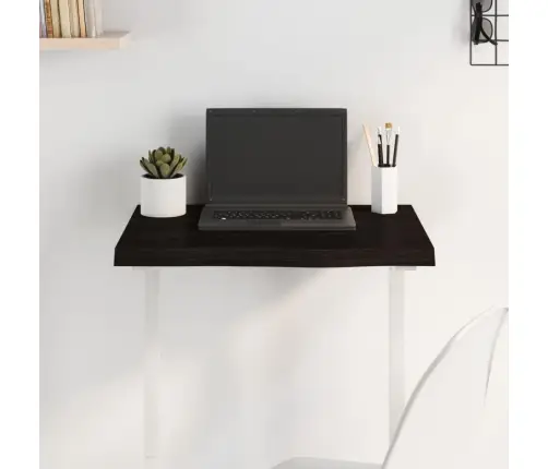 Galda Virsma, Tumši Brūna, 60X40X(2-4) Cm, Ozola Masīvkoks Vidaxl