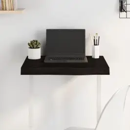 Galda Virsma, Tumši Brūna, 60X40X(2-6) Cm, Ozola Masīvkoks Vidaxl