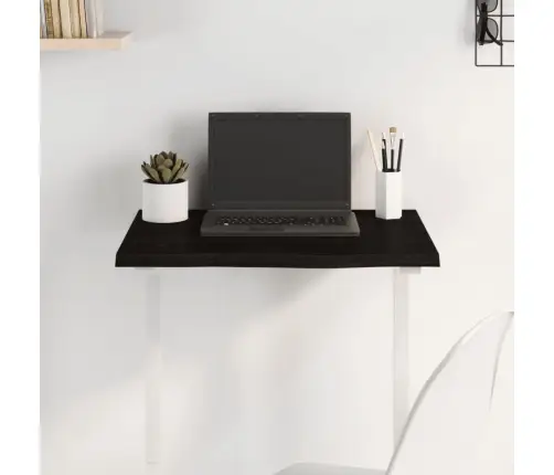 Galda Virsma, Tumši Brūna, 60X50X2 Cm, Ozola Masīvkoks Vidaxl