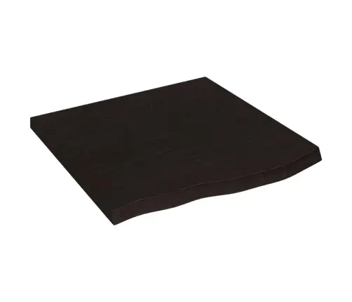 Lauaplaat, Tumepruun, 60X60X(2-4) cm Töödeldud Tammepuit