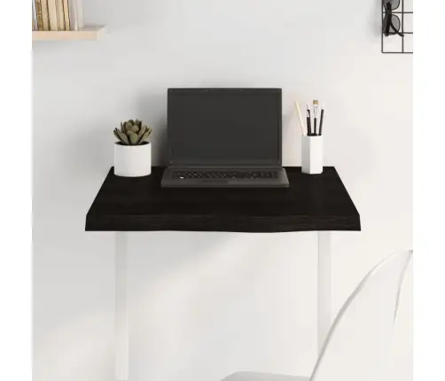 Lauaplaat, Tumepruun, 60X60X(2-4) cm Töödeldud Tammepuit