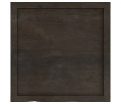 Stalviršis, Tamsiai Rudas, 60X60X(2-6) cm Ąžuolo Masyvas