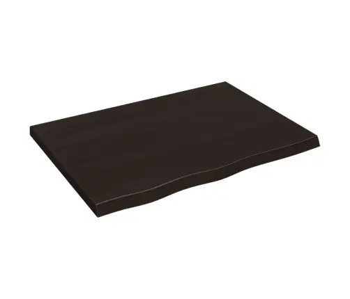 Lauaplaat, Tumepruun, 80X60X(2-4) cm Töödeldud Tammepuit