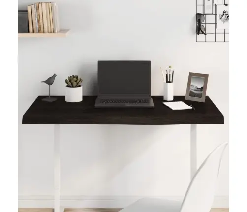 Lauaplaat, Tumepruun, 100X50X(2-4) cm Töödeldud Tammepuit