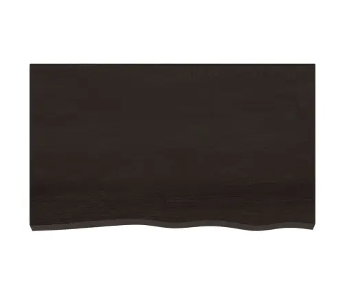 Lauaplaat, Tumepruun, 100X60X2 cm Töödeldud Tammepuit