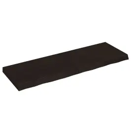 Stalviršis, Tamsiai Rudas, 120X40X(2-6) cm Ąžuolo Masyvas