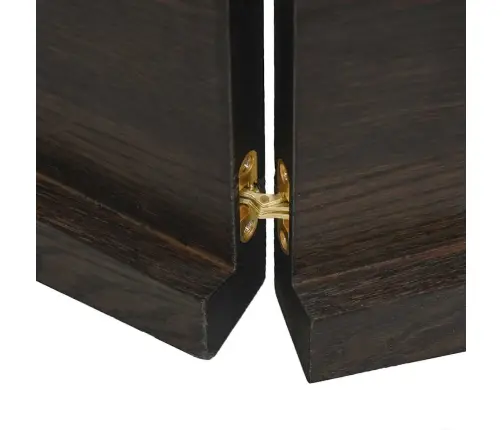 Galda Virsma, Tumši Brūna, 120X60X(2-4) Cm, Ozola Masīvkoks Vidaxl