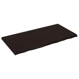 Lauaplaat, Tumepruun, 120X60X(2-4) cm Töödeldud Tammepuit