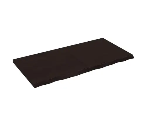 Stalviršis, Tamsiai Rudas, 120X60X(2-4) cm Ąžuolo Masyvas