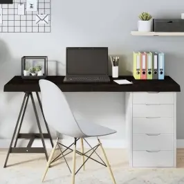 Lauaplaat, Tumepruun, 140X50X(2-6) cm Töödeldud Tammepuit