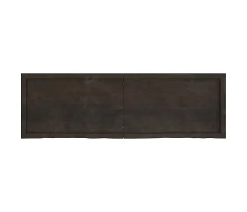 Galda Virsma, Tumši Brūna, 160X50X(2-4) Cm, Ozola Masīvkoks Vidaxl