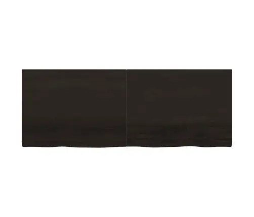 Galda Virsma, Tumši Brūna, 160X60X(2-4) Cm, Ozola Masīvkoks Vidaxl