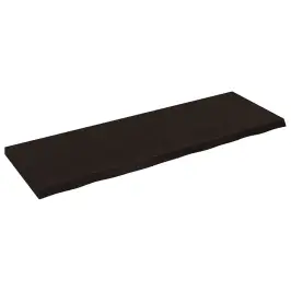 Lauaplaat, Tumepruun, 180 X 60 X (2-6) cm Töödeldud Tammepuit