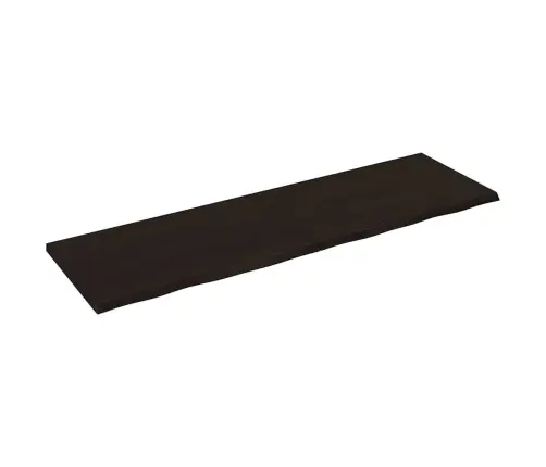 Stalviršis, Tamsiai Rudas, 200X60X(2-4) cm Ąžuolo Masyvas