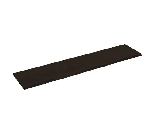 Lauaplaat, Tumepruun, 220X50X(2-4) cm Töödeldud Tammepuit