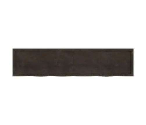 Lauaplaat, Tumepruun, 220X50X(2-6) cm Töödeldud Tammepuit