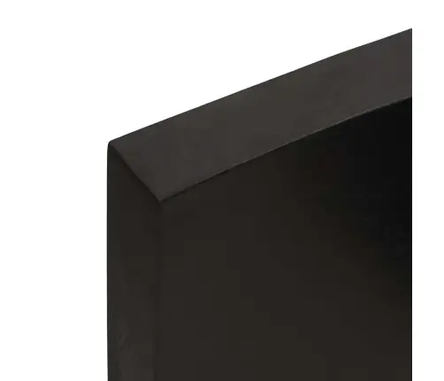 Lauaplaat, Tumepruun, 220X50X(2-6) cm Töödeldud Tammepuit