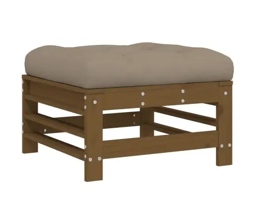 5-Daļīgs Dārza Atpūtas Mēbeļu Komplekts Ar Matračiem, Masīvkoks Vidaxl