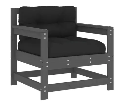 7-Daļīgs Dārza Atpūtas Mēbeļu Komplekts Ar Matračiem, Masīvkoks Vidaxl